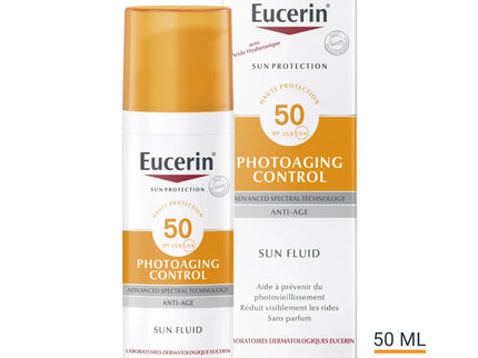 EUCERIN SUN PROTECTION SPF50 Fluide Solaire Anti-Âge - 50ml