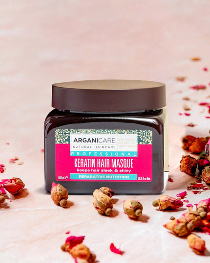 ARGANICARE Masque réparateur et nutritif - Kératine - Nymphora