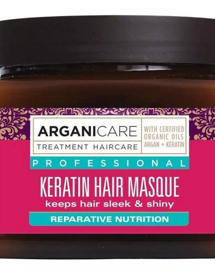 ARGANICARE Masque réparateur et nutritif - Kératine - Nymphora