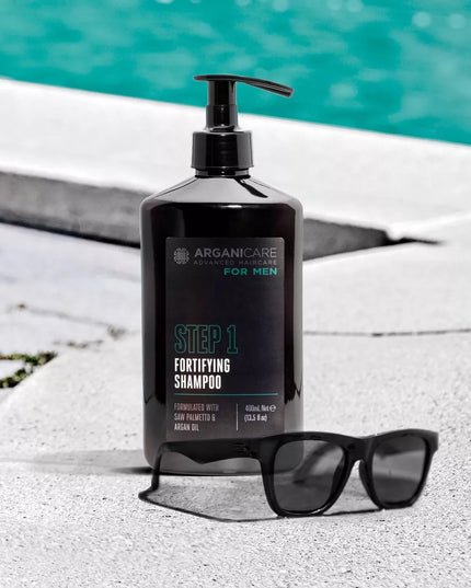 ARGANICARE Shampoing antichûte de cheveux - Étape 1 - Homme - Nymphora