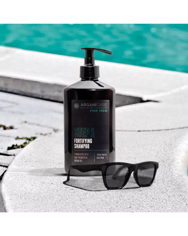 ARGANICARE Shampoing antichûte de cheveux - Étape 1 - Homme - Nymphora