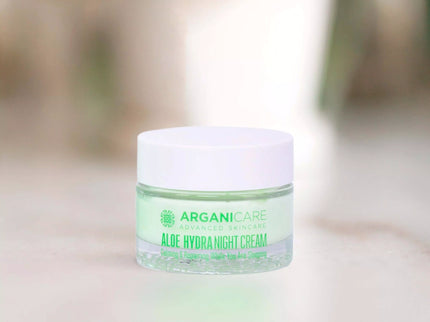 ARGANICARE Crème de nuit nourrissante et régénérante - Tous types de peaux - Aloe Vera