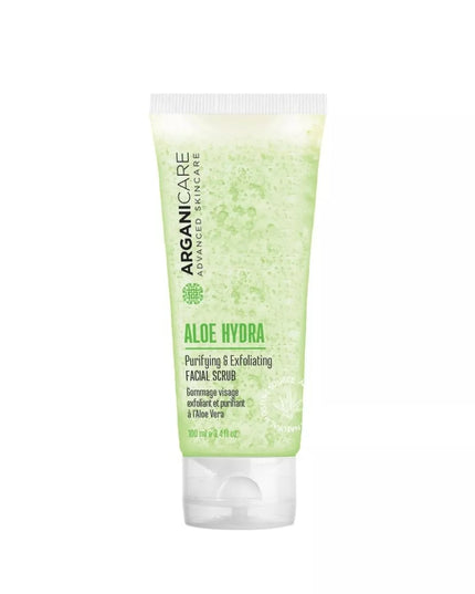 Gommage visage exfoliant et purifiant - Tous types de peaux - Aloe Vera - Nymphora