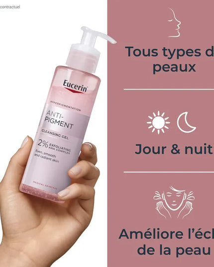 EUCERIN ANTI-PIGMENT Gel Nettoyant - 400ml - Nymphora