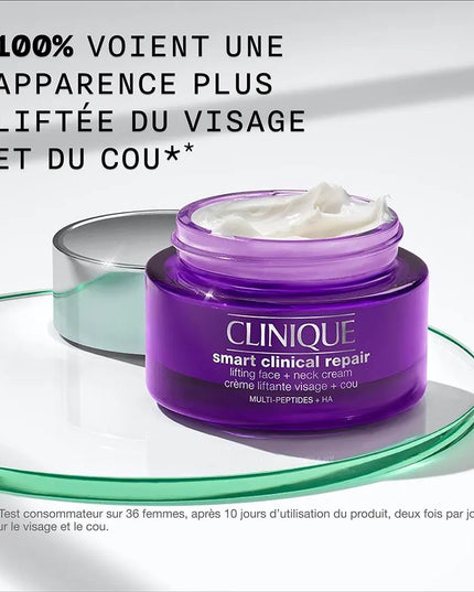 CLINIQUE SMART CLINICAL REPAIR Crème Liftante Visage + Cou - 50ml - Nymphora