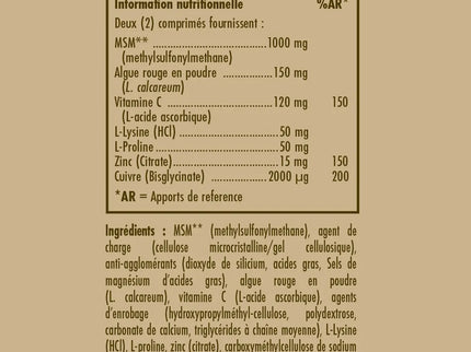 SOLGAR PEAU ONGLES CHEVEUX - 60 Comprimés