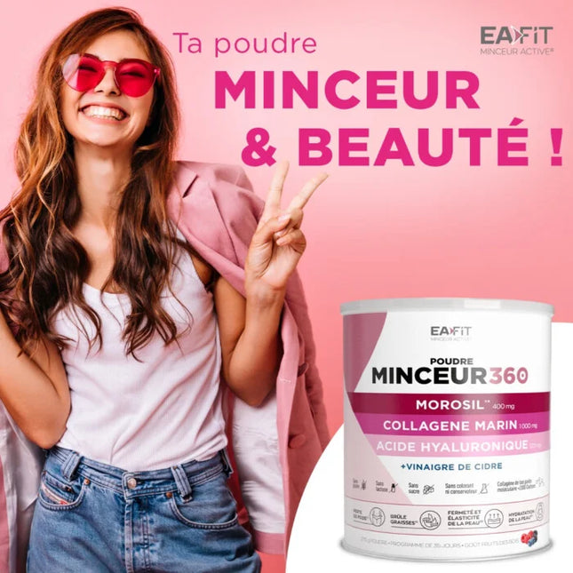 EAFIT MINCEUR 360 Poudre Morosil - 200g Compléments alimentaires - Nymphora