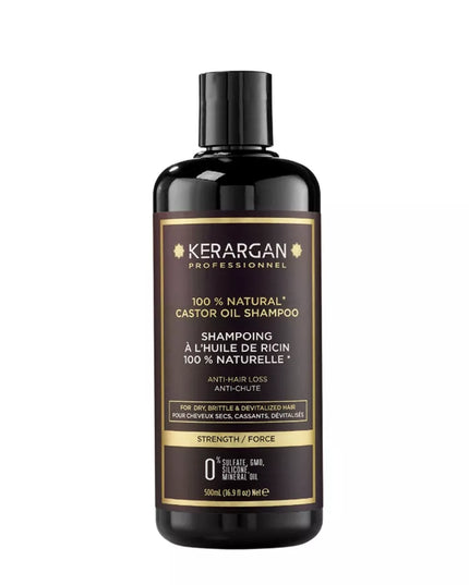 Kerargan - Shampoing Anti-Chute à l'Huile de Ricin - 500ml - Nymphora