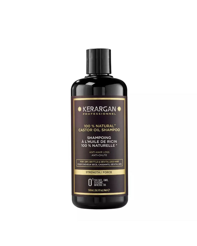 Kerargan - Shampoing Anti-Chute à l'Huile de Ricin - 500ml - Nymphora