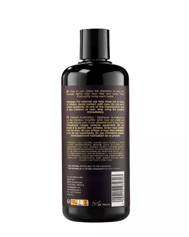 Kerargan - Shampoing Anti-Chute à l'Huile de Ricin - 500ml - Nymphora