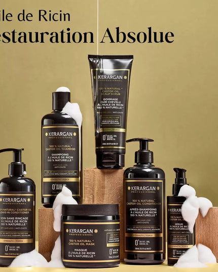 Kerargan - Shampoing Anti-Chute à l'Huile de Ricin - 500ml - Nymphora