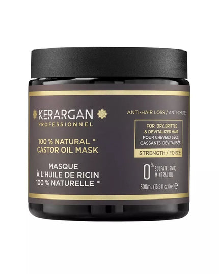 Kerargan - Masque Anti-Chute à l'Huile de Ricin - 500ml - Nymphora