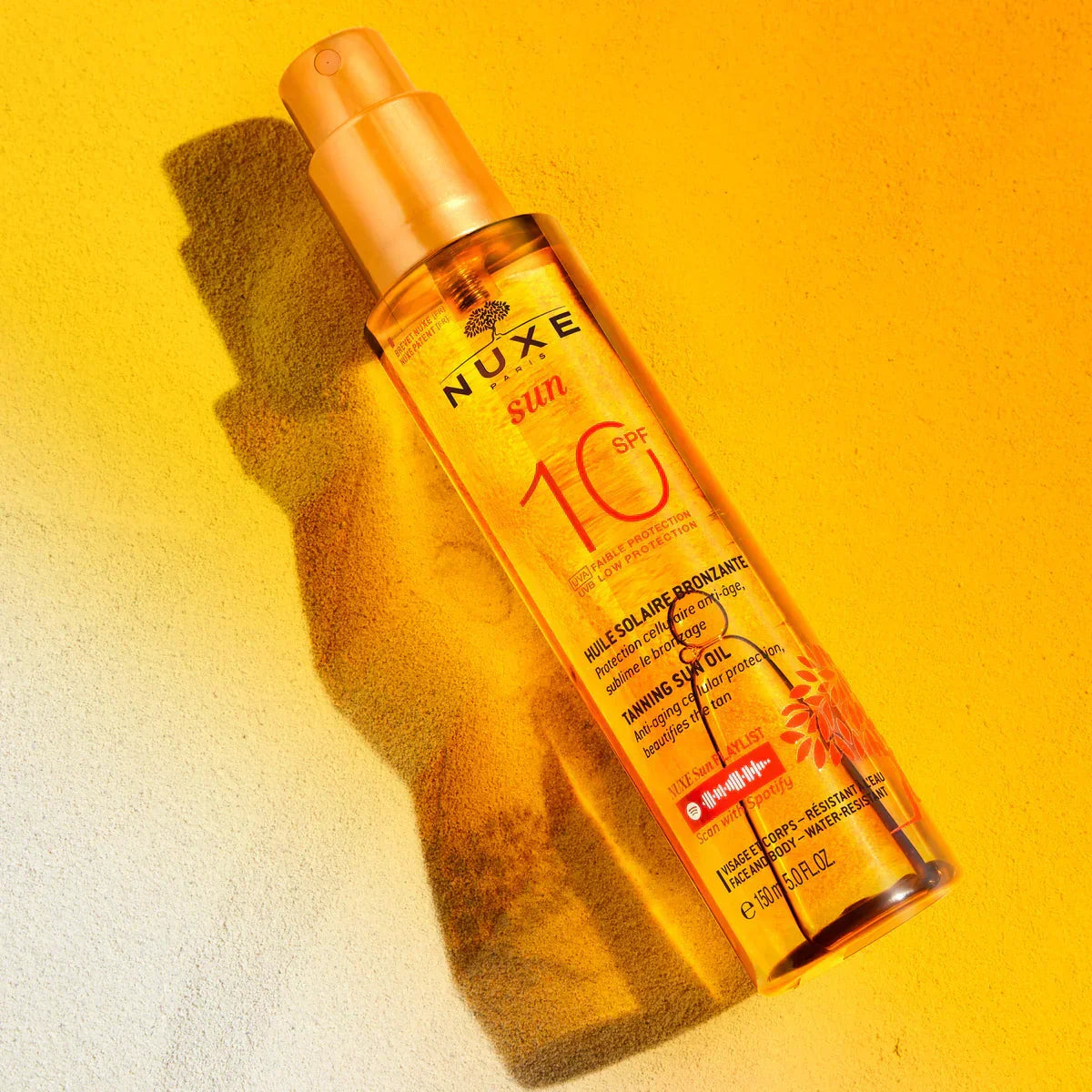 NUXE SUN Huile Solaire Bronzante SPF10 - 150ml - Nymphora