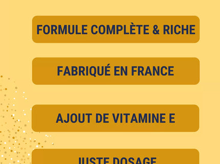 OMEGA 3 | Huile de poisson Ultra concentrée + Vitamine E | Riche en acides gras 700 MG EPA + 500 MG DHA par portion | Vision, Cerveau, Cœur | 60 gélules Biodisponibles | Complement alimentaire