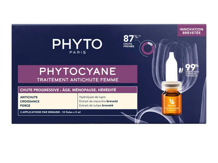 PHYTOCYANE PROGRESSIVE Traitement Antichute Femme - 12x5ml