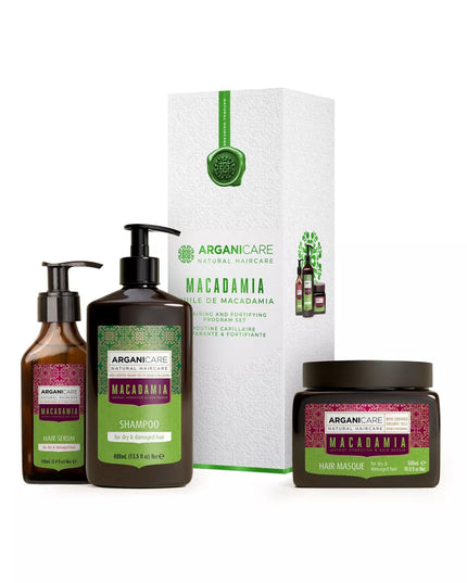 ARGANICARE Coffret Trio - Rituel à l'Huile de Macadamia - Nymphora