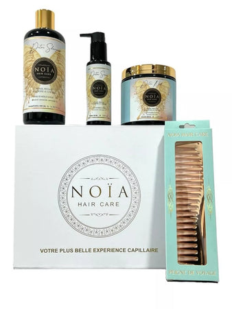 NOÏA HAIRCARE Coffret prestige Trio Detox + Peigne de voyage