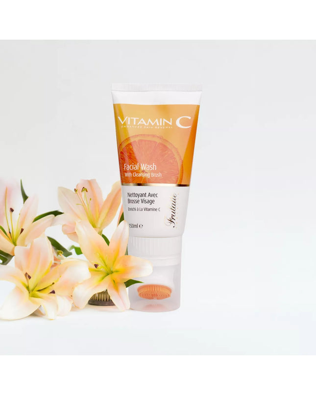 ARGANICARE Nettoyant avec brosse visage enrichi à la Vitamine C - Nymphora