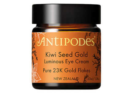 ANTIPODES KIWI SEED GOLD Crème Contour des Yeux Eclat - 30ml