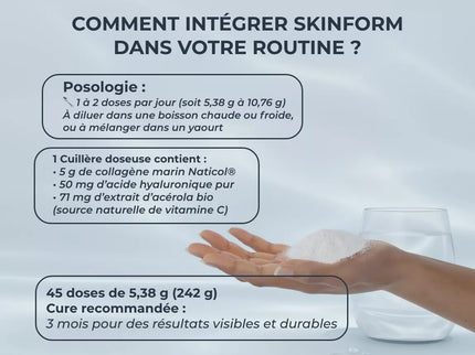 Collagène Marin arôme fruits rouges - Peau & Articulations - Complexe avec Acide Hyaluronique + Acérola