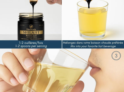 Shilajit Himalaya Naturel 50 g – Résine Authentique Pure | 71% Acides Fulviques + Minéraux Essentiels | Qualité Testée en Laboratoire | Tradition Ayurvédique