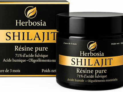 Shilajit Himalaya Naturel 50 g – Résine Authentique Pure | 71% Acides Fulviques + Minéraux Essentiels | Qualité Testée en Laboratoire | Tradition Ayurvédique