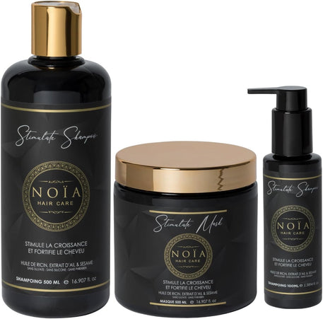 NOÏA HAIRCARE Coffret prestige Trio Antidotes + Peigne de voyage