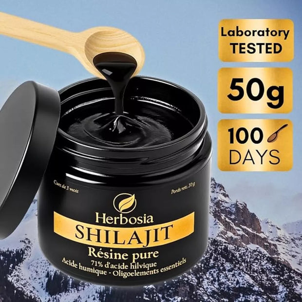 HERBOSIA Shilajit Himalaya Naturel 50 g - Nymphora