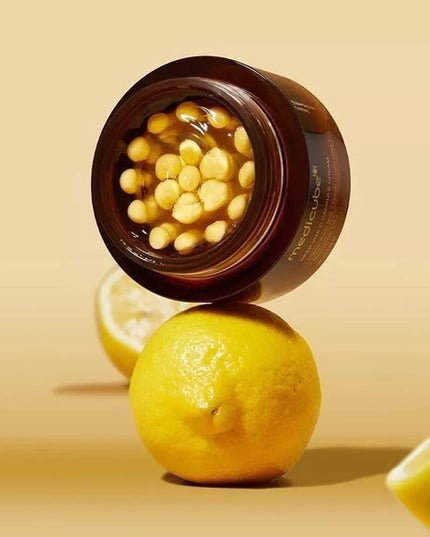 Nouveauté ! MEDICUBE – Deep C Capsule Cream 55g - Crème Éclat Anti-Taches à la Vitamine C - Nymphora