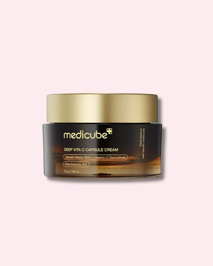 Nouveauté ! MEDICUBE – Deep C Capsule Cream 55g - Crème Éclat Anti-Taches à la Vitamine C - Nymphora
