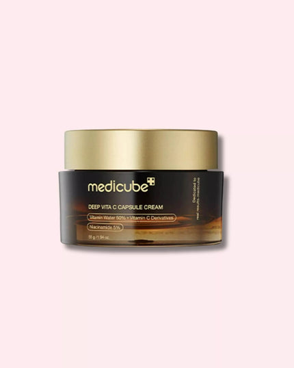 Nouveauté ! MEDICUBE – Deep C Capsule Cream 55g - Crème Éclat Anti-Taches à la Vitamine C - Nymphora