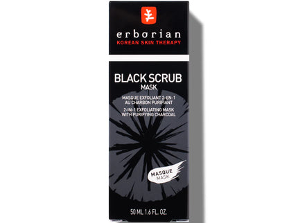 ERBORIAN BLACK SCRUB Masque au Charbon 50ml