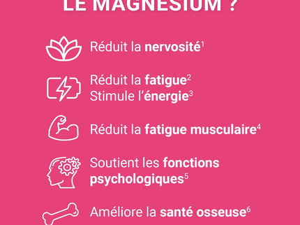 MAG 2 GOMMES Nervosité Fatigue - 45 Gommes Framboise