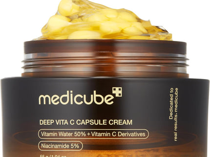 Nouveauté ! MEDICUBE – Deep C Capsule Cream 55g - Crème Éclat Anti-Taches à la Vitamine C
