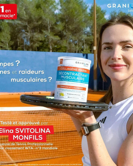 GRANIONS DÉCONTRACTANT MUSCULAIRE COLLAGENE MARIN Marin Goût Citron - 300g - Nymphora