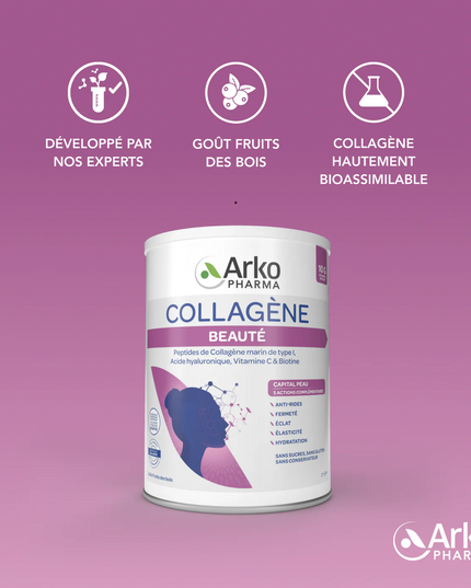 ARKOPHARMA COLLAGÈNE Beauté - Poudre 260g - Nymphora