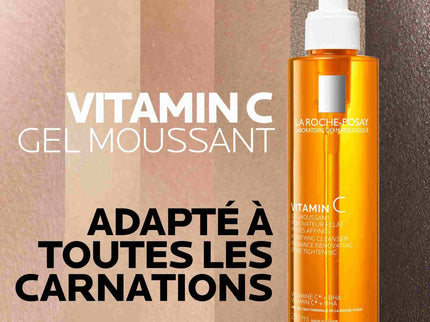 VITAMIN C Gel Moussant Rénovateur Éclat Pores Affinés - 200ml LA ROCHE POSAY