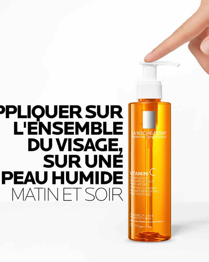 VITAMIN C Gel Moussant Rénovateur Éclat Pores Affinés - 200ml LA ROCHE POSAY - Nymphora