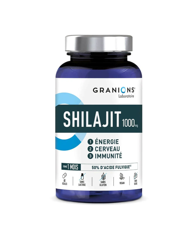 GRANIONS SHILAJIT 1000mg - 60 Gélules - Nymphora