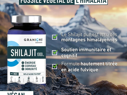 GRANIONS SHILAJIT 1000mg - 60 Gélules