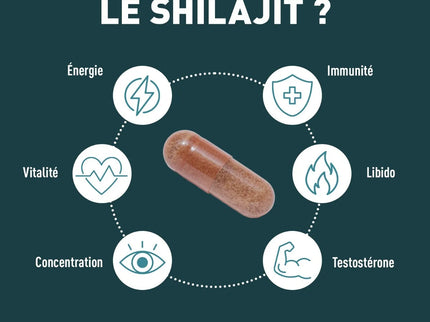 GRANIONS SHILAJIT 1000mg - 60 Gélules