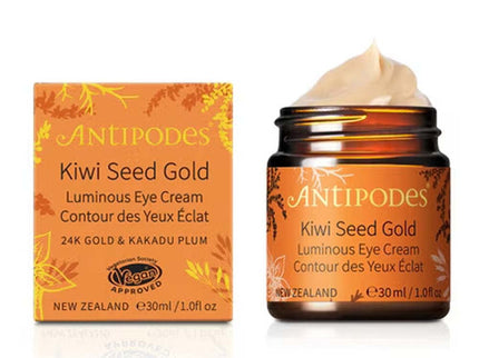 ANTIPODES KIWI SEED GOLD Crème Contour des Yeux Eclat - 30ml