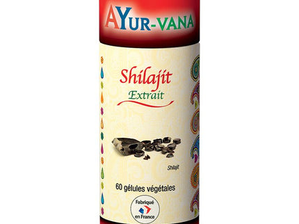 AYUR-VANA - SHILAJIT BIO - Détox et vitalité 60 gélules