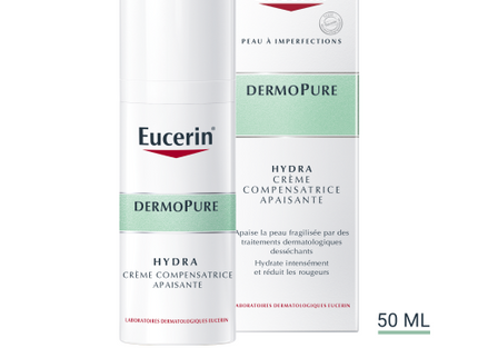 EUCERIN DERMOPURE Hydra Crème Compensatrice Apaisante - 50ml