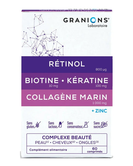 GRANIONS COMPLEXE BEAUTE - 60 Comprimés - Nymphora