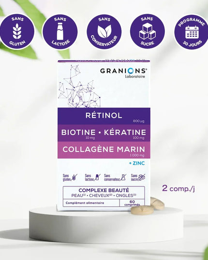 GRANIONS COMPLEXE BEAUTE - 60 Comprimés - Nymphora