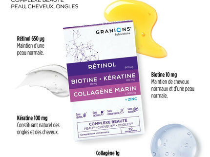 GRANIONS COMPLEXE BEAUTE - 60 Comprimés