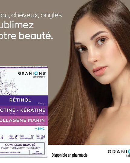 GRANIONS COMPLEXE BEAUTE - 60 Comprimés - Nymphora