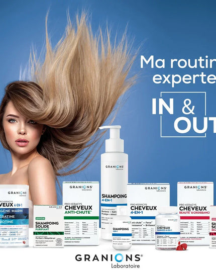 GRANIONS PRO KERACYS Collagène Cheveux 4 en 1 Poudre - 300g - Nymphora
