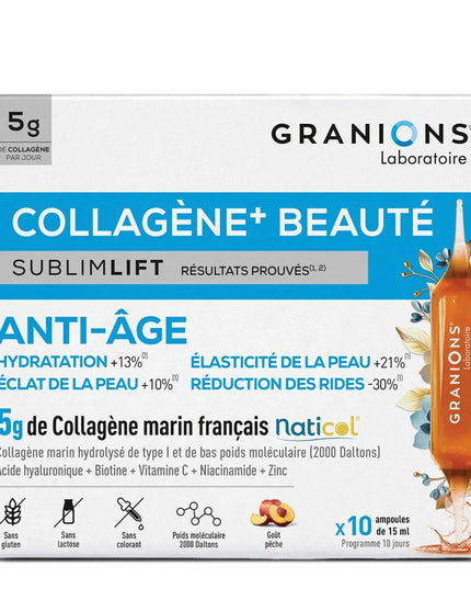 GRANIONS COLLAGENE + BEAUTÉ Sublimlift - 10 Ampoules - Nymphora